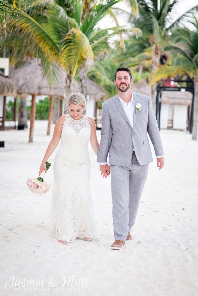 Amy & Jeff - Azul Beach Riviera Cancun Wedding Photography