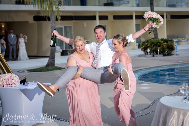 Amy & Jeff - Azul Beach Riviera Cancun Wedding Photography