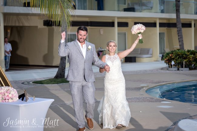Amy & Jeff - Azul Beach Riviera Cancun Wedding Photography