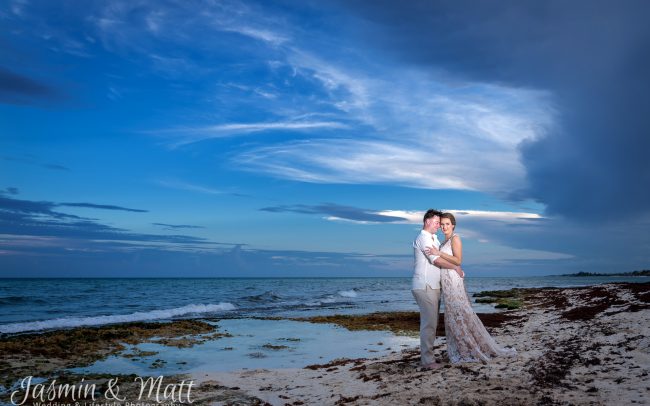 Megan & John - Xcalacoco Beach Wedding Photography