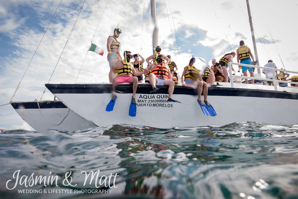 Adam & Justin's Catamaran Booze Cruise in Puerto Morelos