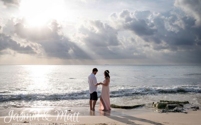 Trista & Tyler - Xcalacoco Beach Playa del Carmen Photography