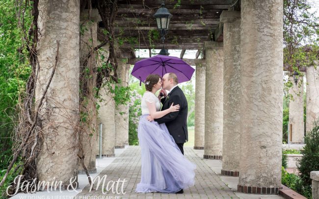 Kayla & Geoff - Leo Mol Sculpture Garden Assiniboine Park Wedding