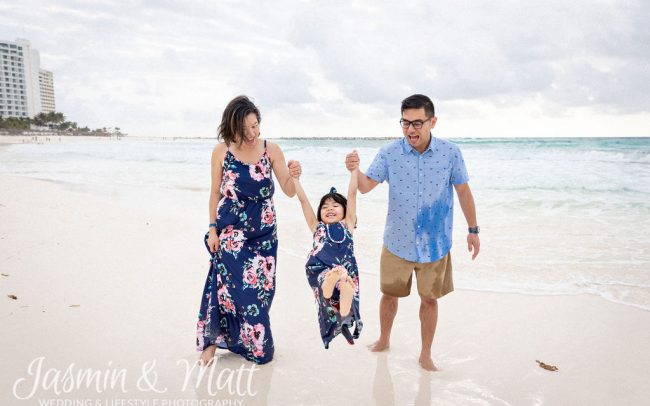 Barrera Family - Playa Gaviota Azul Cancun Family Photography