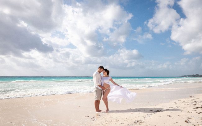 Valeria & Armando - Tulum Beach Maternity Photography