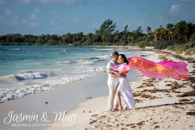 Cynthia & Xavier - Xpu-Ha Beach Elopement Photography